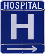 Hospital sign